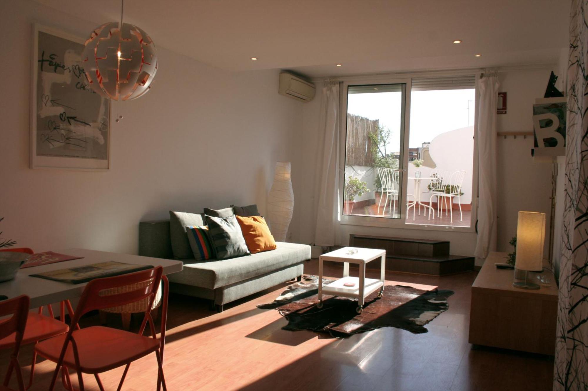 Lovely Apartment With A Terrace Barcelona Exteriér fotografie