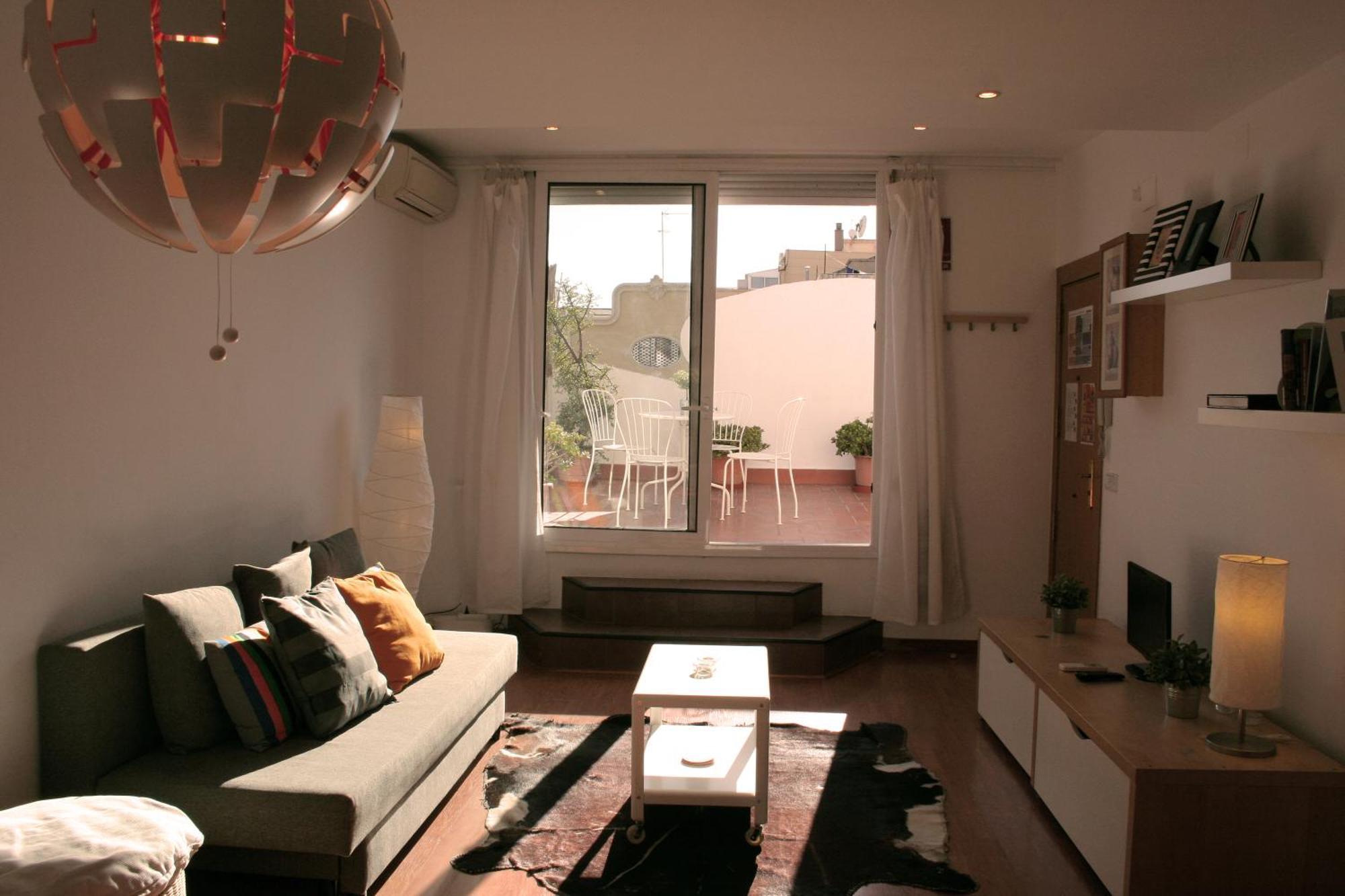 Lovely Apartment With A Terrace Barcelona Exteriér fotografie